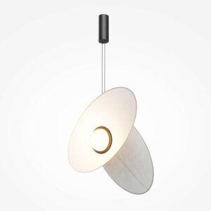 modern evolution ceiling pendant light - white - Stillorgan Decor
