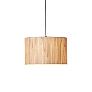 natural woven seagrass single ceiling pendant light - Stillorgan Decor
