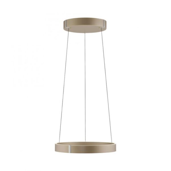 ultra modern remote controlled height adjustable round led ceiling pendant bronze - Stillorgan Decor