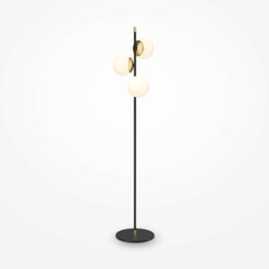 modern 3 globe nostalgia floor lamp - Stillorgan Decor