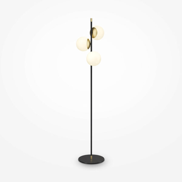 modern 3 globe nostalgia floor lamp - Stillorgan Decor