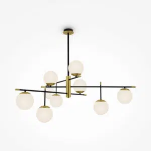 modern 9 globe nostalgia ceiling pendant light - Stillorgan Decor