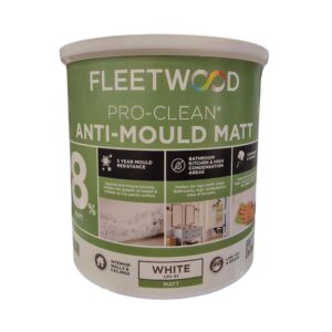 fleetwood pro-clean anti-mould matt interior wall paint - Stillorgan Decor