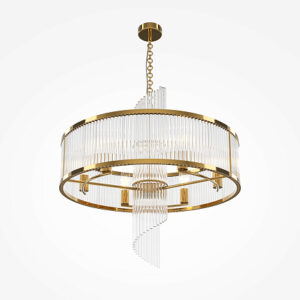 luxury 6 light frame pendant ceiling light - Stillorgan Decor