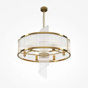 luxury 6 light frame pendant ceiling light - Stillorgan Decor