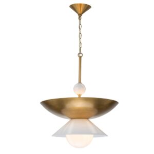 luxury saucer large 4 light ceiling pendant light in aged brass - Stillorgan Decor