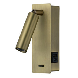 modern led spotlight wall light with usb charging ports - Stillorgan Decor