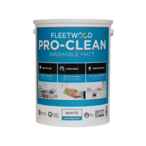 fleetwood pro clean washable matt wall paint white - Stillorgan Decor