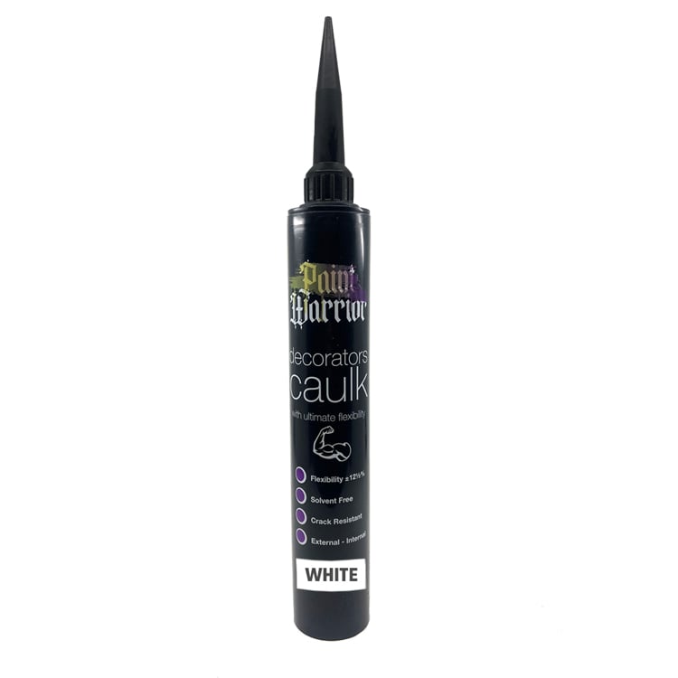 paint warrior tesnilna masa bela fleksibilna dekorativna tesnilna masa 380 ml 1 paint warrior tesnilna masa fleksibilna za dekoriranje 380 ml - Stillorgan Decor