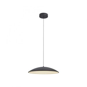 modern LED lente medium pendant light in black dimmable with memory function - Stillorgan Decor