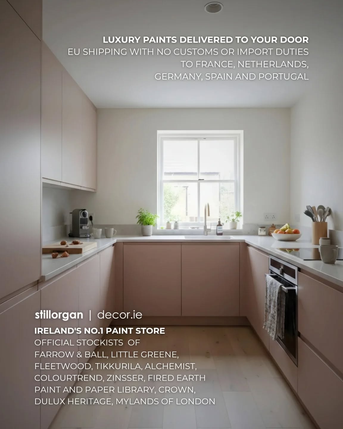 DT8tj2hjiYi 7 Luksuzne boje, dostavljene na vaša vrata diljem Europe. 🎨 Od bezvremenskih neutralnih do upečatljivih nijansi, šaljemo boje najfinije kvalitete iz Irske u Francusku, Nizozemsku, Njemačku, Španjolsku i Portugal — ✅ Bez carine ✅ Bez uvoznih dažbina ✅ Jednostavna dostava u EU Službeni distributeri Farrow & Ball, Little GreeneTikkurila, Fired Earth i više. 🛒 Kupujte online na stillorgandecor.ie -- Peintures de luxe livrées directement chez vous. 🎨 Nous livrons des peintures de qualité exceptionnelle vers la France, sans frais de douane ni droits d'importation. Une livraison européenne simple et transparente. Découvrez les plus grandes marques de peinture chez Stillorgan Decor. -- Luxusfarben bequem zu Ihnen nach Hause geliefert. 🎨 Wir liefern hochwertige Farben nach Deutschland – ✔ Keine Zollgebühren ✔ Keine Importabgaben ✔ EU-weiter Versand Entdecken Sie erstklassige Farben von Europas führenden Marken. -- Hoogwaardige verf, bij u thuis geleverd. 🎨 Wij leveren luxe verf vanuit Ierland naar Nederland, zonder douane- of invoerkosten. Eenvoudige en betrouwbare EU-leving. Ontdek tijdloze kleuren en premium verfmerken. -- Pinturas de alta calidad, entregadas directamente en tu hogar. 🎨 Enviamos pinturas premium a España sin aduanas ni gastos de importación. Envíos dentro de la UE, rápidos y sin complicaciones. Colores excepcionales para interiores únicos. -- Tintas de alta qualidade entregues à sua porta. 🎨 Enviamos tintas premium para Portugal sem taxas alfandegárias ou custos de importação. Envios simples dentro da União Europeia. Descubra cores intemporais e marcas de excelência.