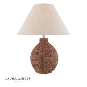 laura ashley Namizna svetilka Fernhill starinsko rjave barve s senčnikom - Stillorgan Decor