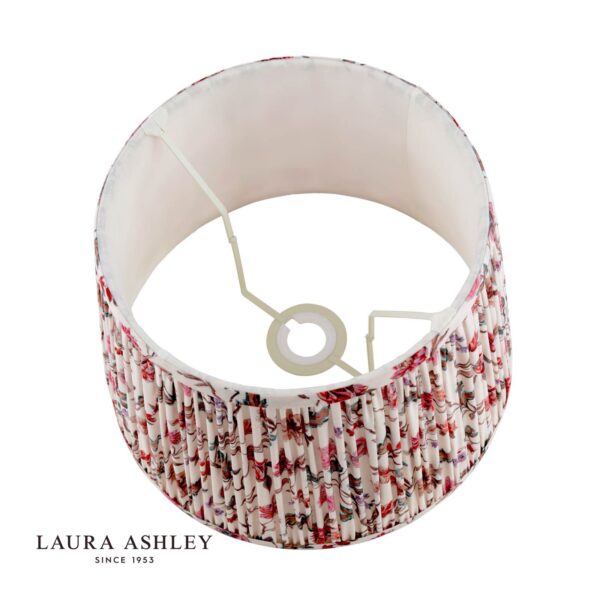 laura ashley lingmell trail cream cotton tapered drum lamp shade 30cm/12 inch - Stillorgan Decor