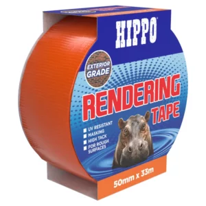 Ruban de masquage extérieur Hippo et ruban d'enduit 50 m x 33 m - Stillorgan Decor