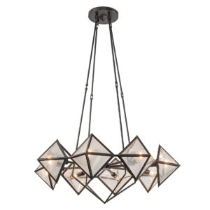 luxus cairo 8 lámpás csillár mennyezeti lámpa városi bronz színben - Stillorgan Decor